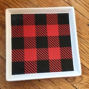 Set of 2 square dishes